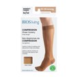 thumbnail image 5 of BIOS Living Compression Sheer Hosiery, Knee Length in Beige, Size Medium, Moderate Compression (15-20mmHg), 5 of 5
