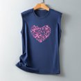 thumbnail image 4 of zanvin T-Shirts de Sensibilisation au Cancer du Sein pour Femmes – Mode Décontractée Femmes Sans Manches Imprimé Col Rond Blouses Hauts T-Shirt, 4 of 5