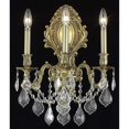 thumbnail image 2 of Elegant Lighting Monarch Applique Murale Traditionnelle 3 Lumières E12 Or Français, 2 of 2