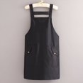 thumbnail image 4 of HLONK Waterproof And Oil-Proof Thickened Strap Apron | Double Flip Large-Capacity Storage Pocket | Kitchen Cleaning Overalls | Advertising Custom Printing Waist | Wear-Resistant And Washa, 4 of 7