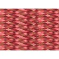 thumbnail image 1 of Ahgly Company Tapis d'Intérieur Rectangulaires Transitionnels Rouges Lavables à la Machine, 2 Pieds x 4 Pieds, 1 of 7