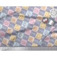 thumbnail image 3 of Soimoi Gray Viscose Chiffon Fabric Text & Cat Animal Print Sewing Fabric Yard 42 Inch Wide, 3 of 5