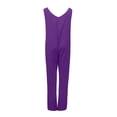 thumbnail image 4 of zanvin Pantalon pour Femmes, Combinaison Décontractée Ample et en Vrac avec Poches pour Femmes Grande Taille, Combinaison Mode, Pantalon Salopette en Coton et Lin, Combinaison Ample Décontractée, 4 of 5
