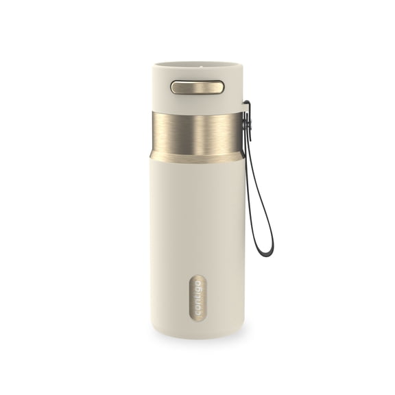 Contigo AutoSeal Leakproof Travel Mug, 16 oz (473 ml), Insulated Stainless Steel Tumbler for Hot Coffee & Tea or Cold Drinks, BPA & Lead-Free
