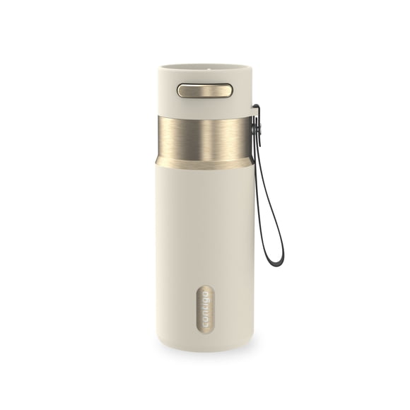 Contigo AutoSeal Leakproof Travel Mug, 16 oz (473 ml), Insulated Stainless Steel Tumbler for Hot Coffee & Tea or Cold Drinks, BPA & Lead-Free