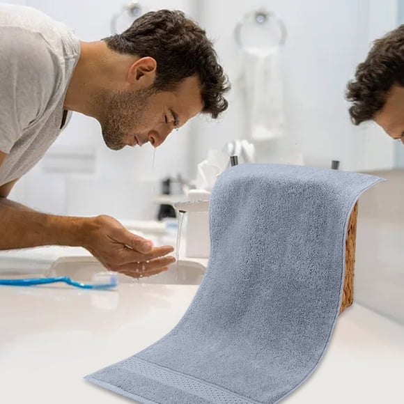 Household Absorbent Washcloth Towel for Bath and Kitchen Soft Quick-Drying Fabric