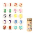 thumbnail image 1 of TISHITA Kids Memory Game, Matching Toys, Development Early Learning, with 20 Wood Cards, Educational Toys for Birthday,Travel Age 3-6 Number Pattern, 1 of 8