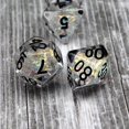 thumbnail image 5 of Arboraoe Clear Rainbow Dice Set 7PCS D&D Dice Iridescent Mylar Filled Resin Polyhedral RPG Game Dungeons and Dragons Gifts, 5 of 5