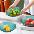 thumbnail image 1 of Pisexur Fruit Trays For Serving For Party Fresh Fruit Serving Tray Ice Party Platters For Serving Food Blue, 1 of 7
