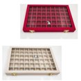 thumbnail image 4 of Lints Jewelry Organizer Large Capacity Storage Box Tray Necklace Rings Holder with Lid for Home Travel Multifunction Case Dark Blue, 4 of 9