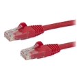 thumbnail image 1 of StarTech.com 8ft CAT6 Ethernet Cable, 10 Gigabit Snagless RJ45 650MHz 100W PoE Patch Cord, CAT 6 10GbE UTP Network Cable w/Strain Relief, Red, Fluke Tested/Wiring is UL Certified/TIA - Category 6 - 24AWG (N6PATCH8RD) - Patch cable - RJ-45 (M) to RJ-45 (M) - 8 ft - UTP - CAT 6 - molded, snagless - red, 1 of 3