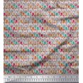 thumbnail image 1 of Soimoi Modal Satin Fabric Bottle & Wine Glass Bar Fabric Prints by Yard 42 Inch Wide, 1 of 5