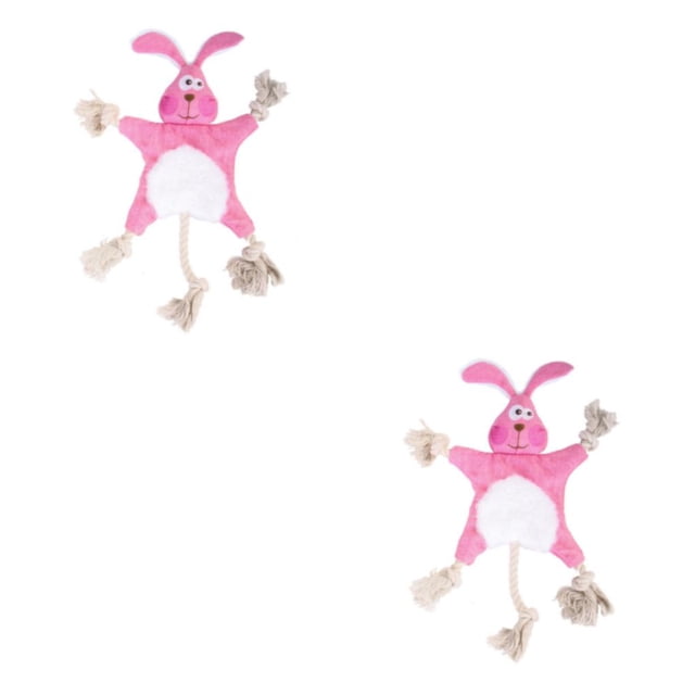 serony Polyester Stylish Dog Toy Durable And Easy To Clean For Busy Pet Owners Made Of Polyester Dog Toys rabbit 2Set