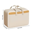 thumbnail image 1 of Organisateur de Vêtements pour Garde-Robe, Sac de Rangement de Voyage à Main, Épaissi, Anti-Cendre, Anti-Humidité, Sac de Finition pour Couvertures de Garde-Robe Domestique, Sac Mobile, Sac de Rangement, Organisateur de Sac de Rangement, 1 of 5