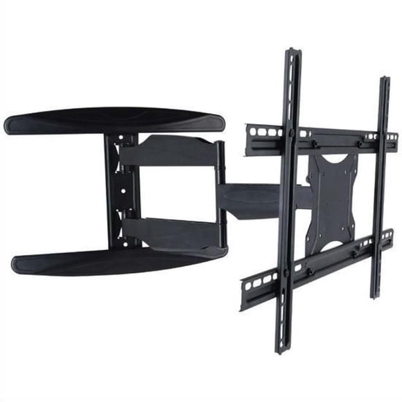 Techly 40" to 65" Full Motion LCD/LED TV Wall Mount - Tilt +12°/-2° - VESA up to 600x400 mm - Holds up to 35 kg, Black