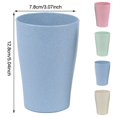 thumbnail image 3 of Estbridge Unbreakable Drinking Cup  Chip Resistant Cups  Reusable Water Cup Set  Large Cups for Kitchen  Camping  BPA Free Cups  Dishwasher & Microwave Safe Cups, 3 of 8