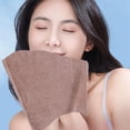 thumbnail image 4 of Leodye 4-piece Striped Yarn Towel Set - Soft Absorbent Face & Hand Wash Towels -13.77*13.77in, 4 of 6