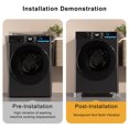 thumbnail image 4 of TopLLC Kitchen Accessories,Home And Kitchen,Kitchen Tools, Furniture Risers Round Bed Risers Heavy Duty 4 Inch Adjustable Bed Lifts Risers For Bed Frame Desk Table Sofa Chair Riser desk Risers, 4 of 9