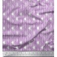 thumbnail image 1 of Soimoi Modal Satin Fabric Stripe Block Print Fabric by The Yard 42 Inch Wide, 1 of 3