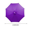 thumbnail image 2 of Parasol de Terrasse Extérieur Grand de 90,6 Pouces à 8 Baleines, Parasol de Marché pour Table – Résistant aux UV, Parasol de Piscine 190T Robuste et Imperméable, Toile de Remplacement pour Parasol, Housse Supérieure de Remplacement (Cadre Non Inclus), 2 of 6
