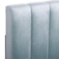 thumbnail image 2 of Tête de lit simple capitonnée en velours Helena de CorLiving, 2 of 8