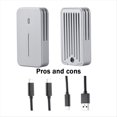 thumbnail image 3 of 2230 2242 M.2 NVMe Case Enclosure NVMe to USB Adapter M.2 Box 10Gbps USB3.1 Gen 2 PCIe M2 SSD Case for 2230 2242 Drive,1 x M2 SSD Enclosure 1 x USB-C to USB-A Cable 1 x USB-C to USB-C Cable,Silver, 3 of 8