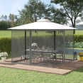 thumbnail image 2 of Outsunny 10' x 13' Gazebo Replacement Mosquito Netting Screen Walls, 2 of 10