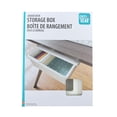 thumbnail image 1 of Pen+Gear, Under Storage Box, White Plastic for Home and Office Storage, 1 of 6