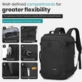 thumbnail image 3 of Joyway 4-Piece Luggage Set with Travel Backpack Front Opening Expandable Spinner Suitcases TSA Lock YKK Zippers, 3 of 7