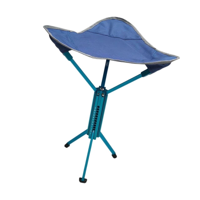 jinwen Camping Stool Compact Small Foldable Chair for Beach Barbecue Indoor Outdoor Blue