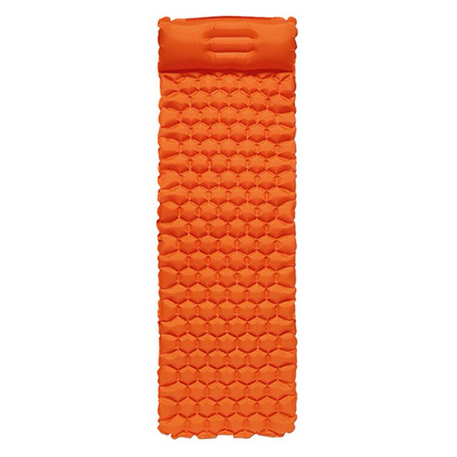 Ultra-Lightweight Inflatable Sleeping Pad with Foot Pump for Outdoor Comfort!