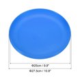 thumbnail image 2 of Flying Disc 10.8 Inch 175 Gram, Sport Disk Training Disk for Backyard Lawn Beach, Blue, 2 of 6
