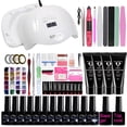 thumbnail image 3 of Trousse Complète d'Outils de Démarrage pour Nail Art Fournitures Kit d'Extension de Gel pour Ongles, 3 of 9