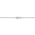 thumbnail image 4 of Leslie's 14K White Gold .5 mm Baby Box Chain (Weight: 1 Grams, Length: 16 Inches), 4 of 4