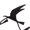 thumbnail image 2 of Bouclair Black Flock of Birds Wall Art, 2 of 2