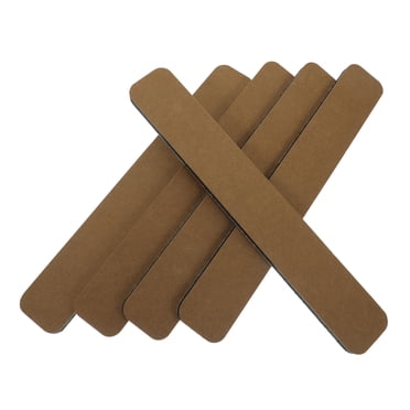 Barre de Tableau d'Affichage 5 Pcs Bandes de Tableau d'Affichage avec 30 Épingles à Pression Panneaux d'Avis Carreaux Muraux en Feutre Mémos Bandes de Tableau pour Fournitures de Bureau à Domicile Marron