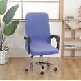 thumbnail image 2 of Solid Color Brushed High Elastic Chair Cover Soft And Comfortable Chair Seat Cover -proof And Dirt- Chair Slipcover Suitable For Dining Chair, 2 of 9