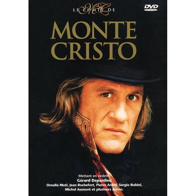 Couverture DVD de « le Comte de Monte Cristo (le Compte de Monte Cristo) » Distribuée par Dep Distribution et Sortie par Imavision Canada le 29 Juin 2018. la Couverture Présente le Titre en Lettrage Or Audacieux sur un Fond Sombre, avec une Vue Partielle d'Un Personnage en Tenue d'Époque au Bas.