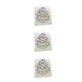 thumbnail image 4 of Wweixi Silicone Mold Decor Molds Solid Color Nonstick Pliable Soft Reusable Self Assembly Decorative Mould Fondant Kitchen Grey 3Set, 4 of 6