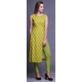 thumbnail image 3 of Bimba Robe Kurti Longue Imprimée Tunique Droite Robes pour Femmes Haut Indien, 3 of 6