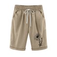 thumbnail image 1 of Birdeem Shorts Imprimés pour Femmes Taille Élastique pour Décontracté avec Poches, 1 of 12