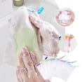 thumbnail image 1 of Oliegs Heated Blanket Set Of 7 Soap Bags Soft For Shower Soap Pouch With Drawstring For Foaming And Drying Hangable Soap Bag Chocolate, 1 of 5