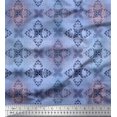 thumbnail image 3 of Soimoi Rayon Fabric Texture & Damask Ethnic Decor Fabric Printed Yard 42 Inch Wide, 3 of 3