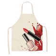 thumbnail image 2 of Yhmxh Kitchen Gadgets Kitchen Utensils Home and Kitchen 1PC Kitchen Cleaning Apron Linen Apron Household and Oil-proof Apron Pockets Holds, 2 of 2