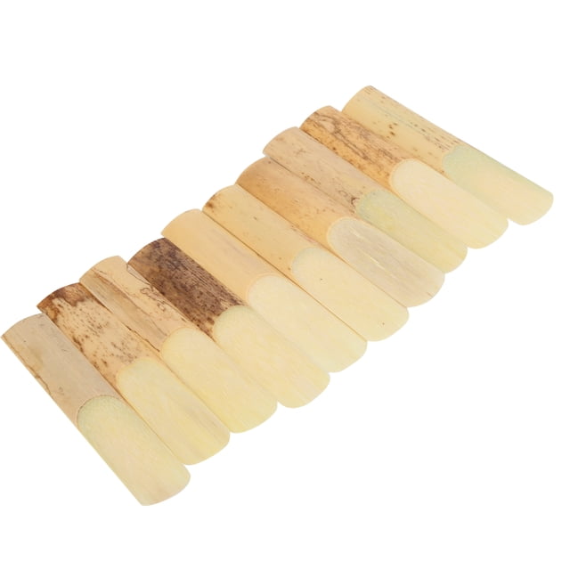 Sax Anches, Anches de Saxophone 10pcs avec des Pièces de Saxophone Saxophone Anches Percée Technologie
