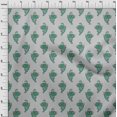 thumbnail image 3 of oneOone Georgette Viscose Fabric Leaves & Floral Block Print Fabric BTY 42 Inch Wide, 3 of 5