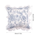 thumbnail image 3 of XYAIYT Soft Ruffled Throw Pillow Cover for Living Room Sofa and Bedroom Elegant Hidden Zipper Design Easy to Insert and Machine Washable Decorative Cushion Cover(White,Tpye6), 3 of 6