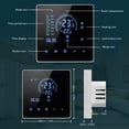 thumbnail image 4 of Thermostat Intelligent Programmable Numérique Grand Écran Tactile Thermostat de Chauffage Mural Compatible pour Tuya 3500W AC90 240V, 4 of 8
