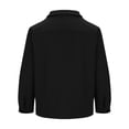 thumbnail image 4 of DecSea Mens Casual Shacket Twill Button Down Shirt Jacket Long Sleeve Lightweight Jacket, 4 of 6