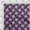 thumbnail image 2 of oneOone Silk Tabby Violet Fabric Moire Sewing Material Print Fabric by The Yard 42 Inch Wide, 2 of 4